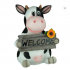 33cm Cow with Welcome Sign