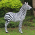 90cm Standing Zebra Statue