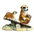 28cm Meerkat Family with Seesaw