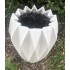 69cm Diamond Vase Silver