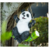 25cm Panda Swing