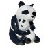 24cm Panda with Child